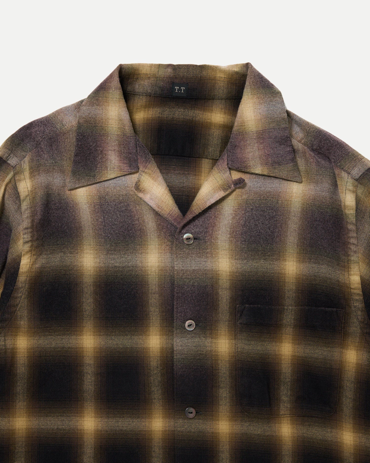 LOT.101 OPEN COLLAR SHIRT