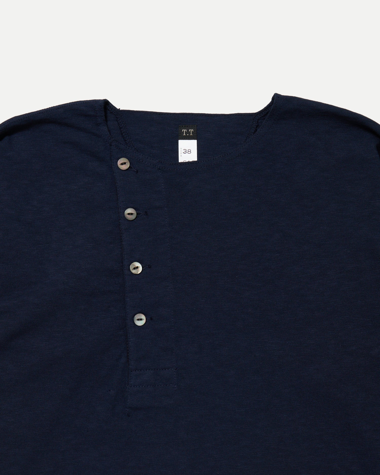 LOT.618 SIDE HENLEY NECK SHIRT