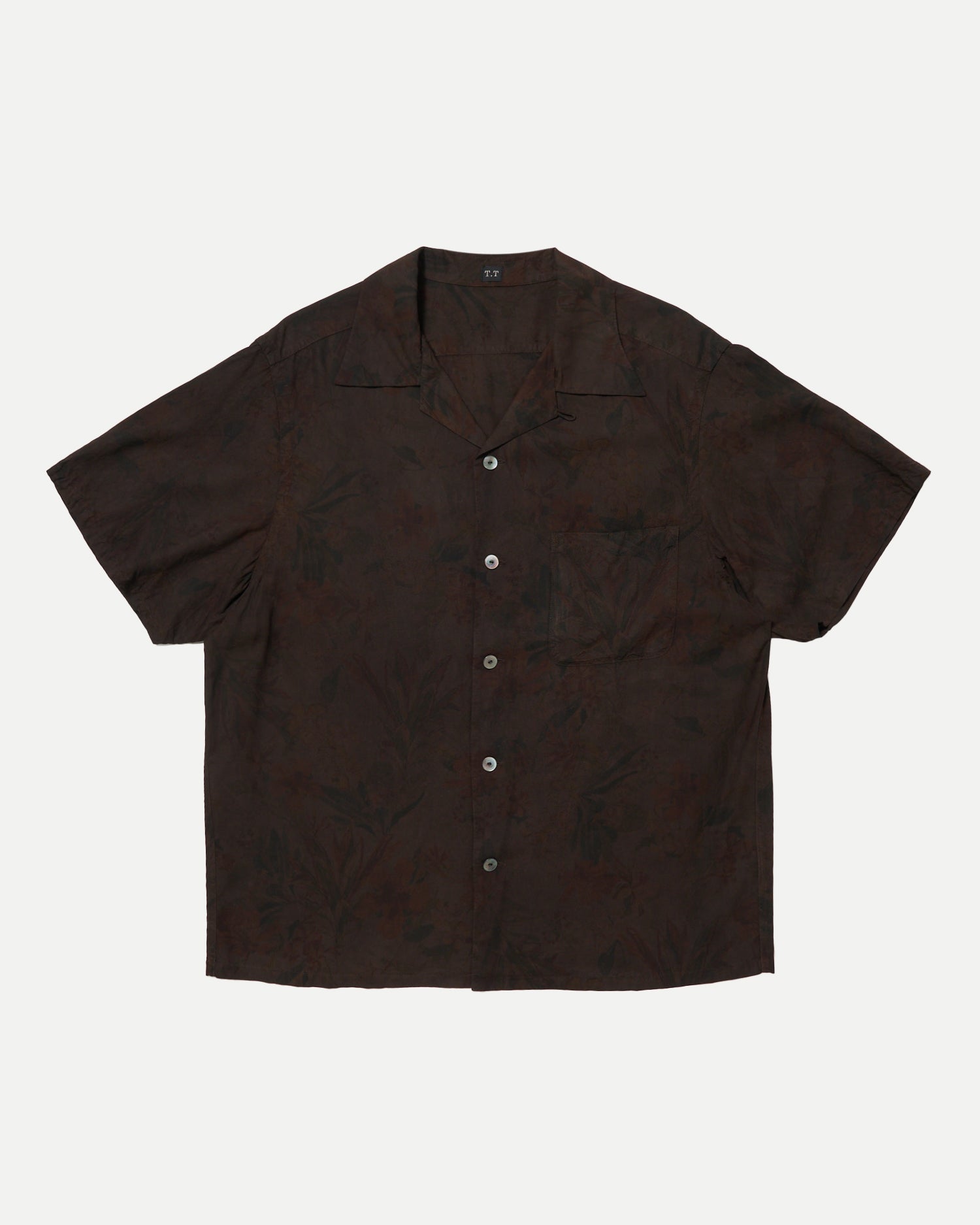 LOT.113 OPEN COLLAR SHIRT