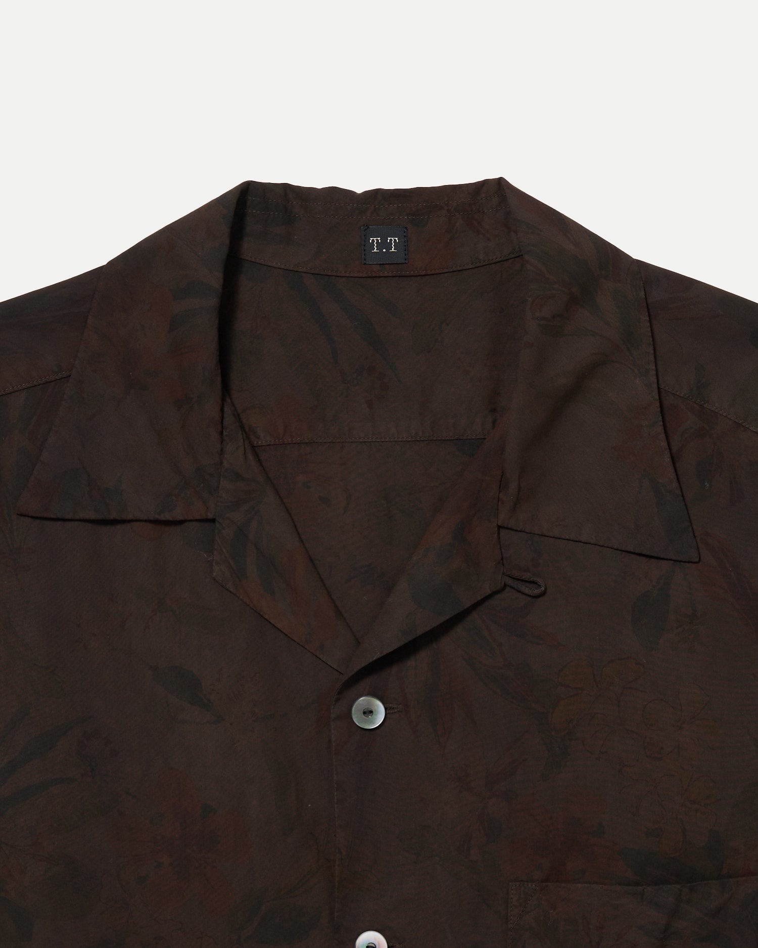 LOT.113 OPEN COLLAR SHIRT