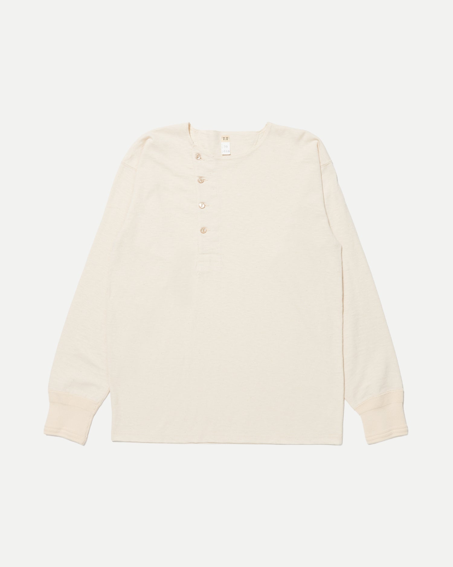 LOT.618 SIDE HENLEY NECK SHIRT