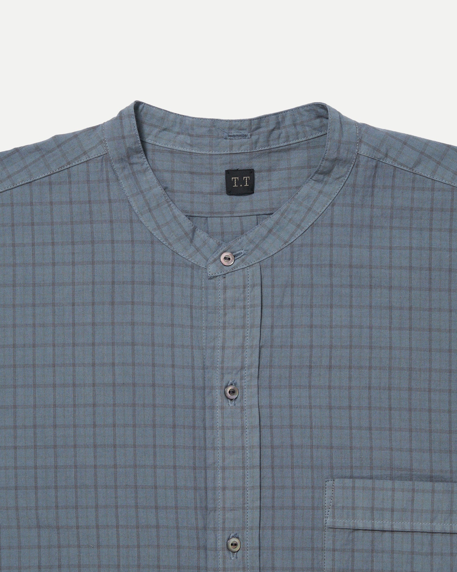 T.T | Taiga Takahashi - LOT.104 BAND COLLAR SHIRT