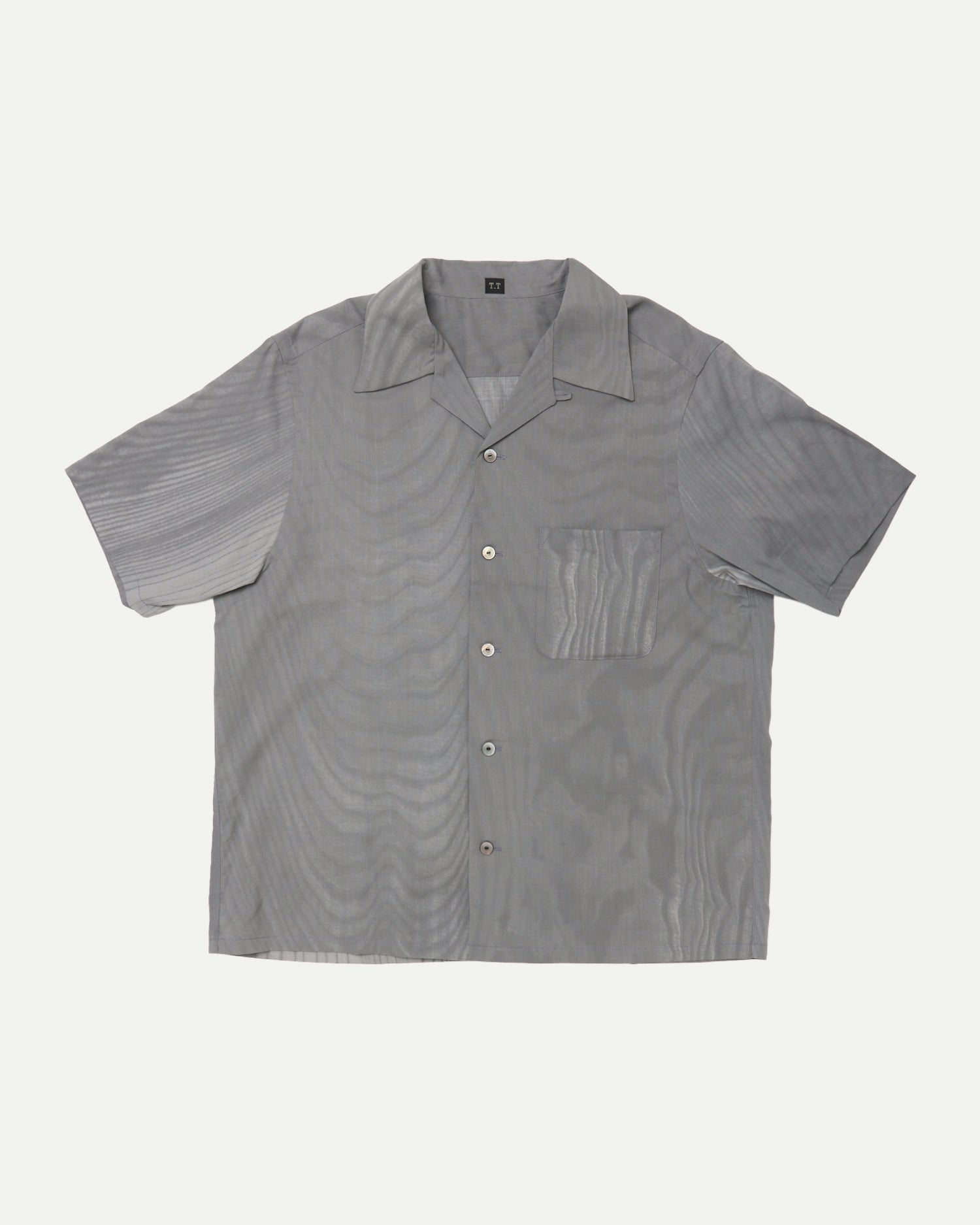 LOT.113 OPEN COLLAR SHIRT