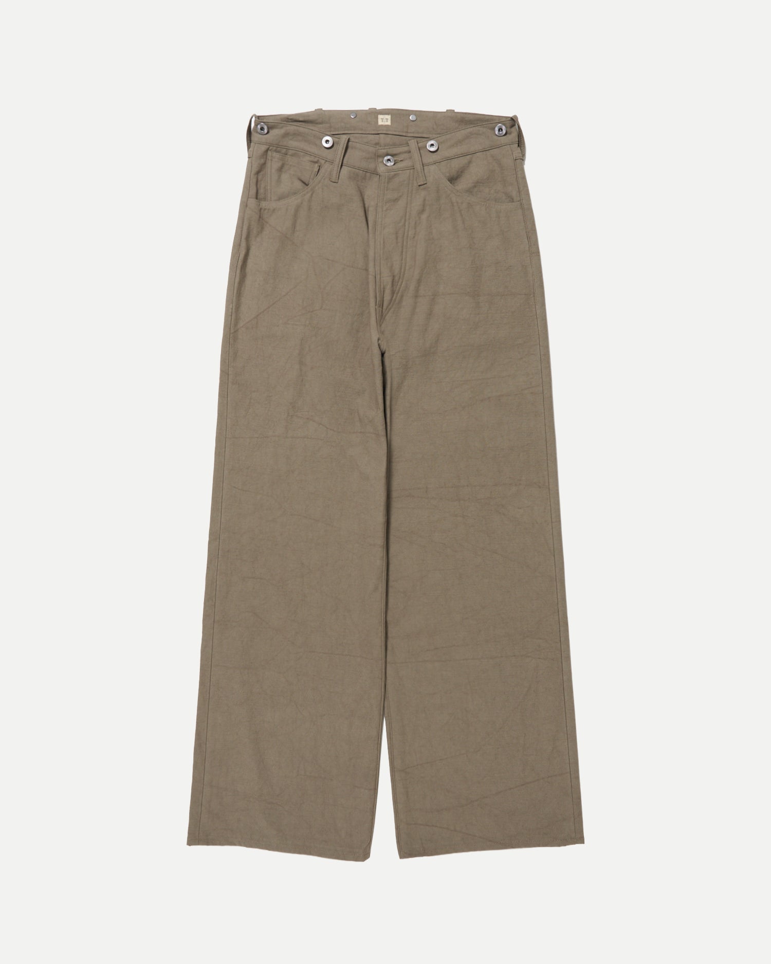 LOT.209 BUCKLE-BACKED TROUSERS