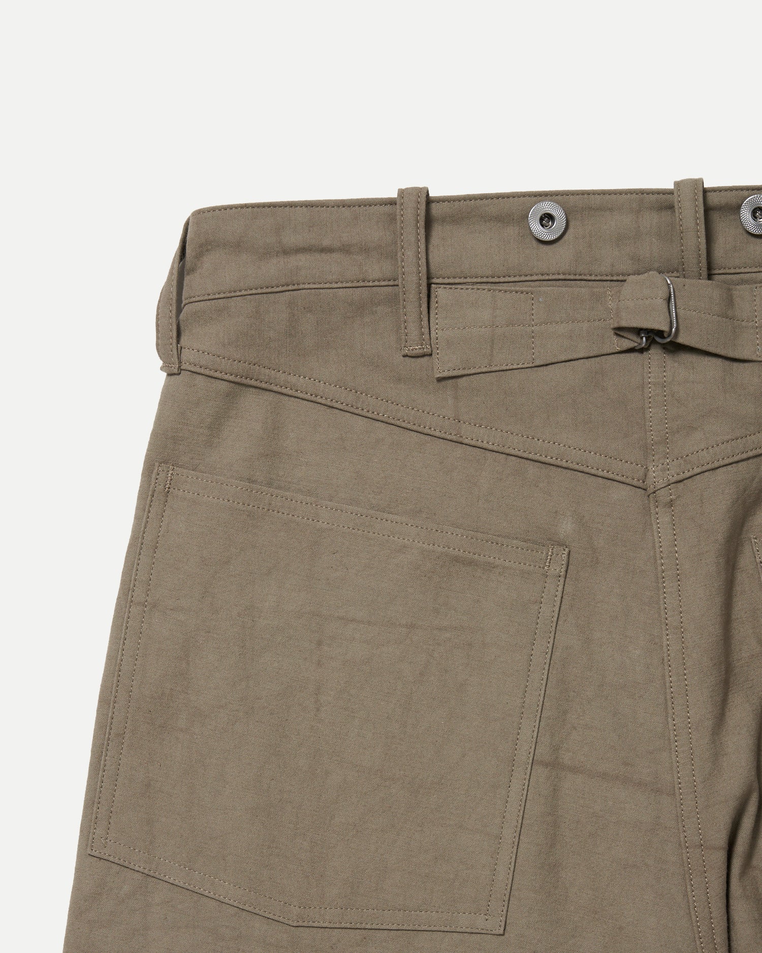 LOT.209 BUCKLE-BACKED TROUSERS