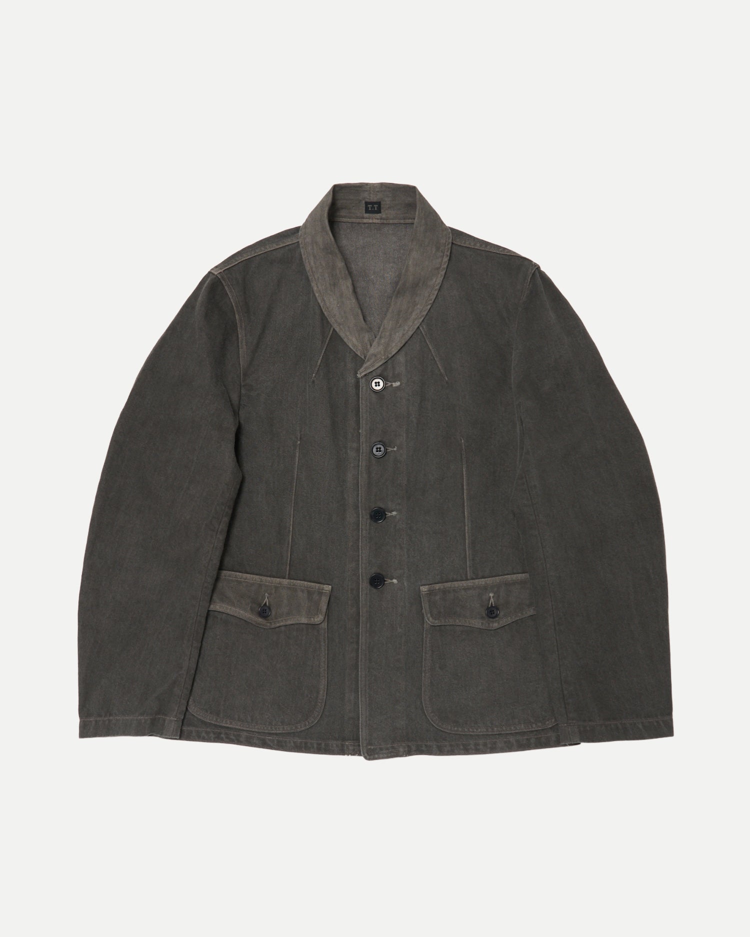 LOT.327 MODIFIED SHAWL COLLAR JACKET