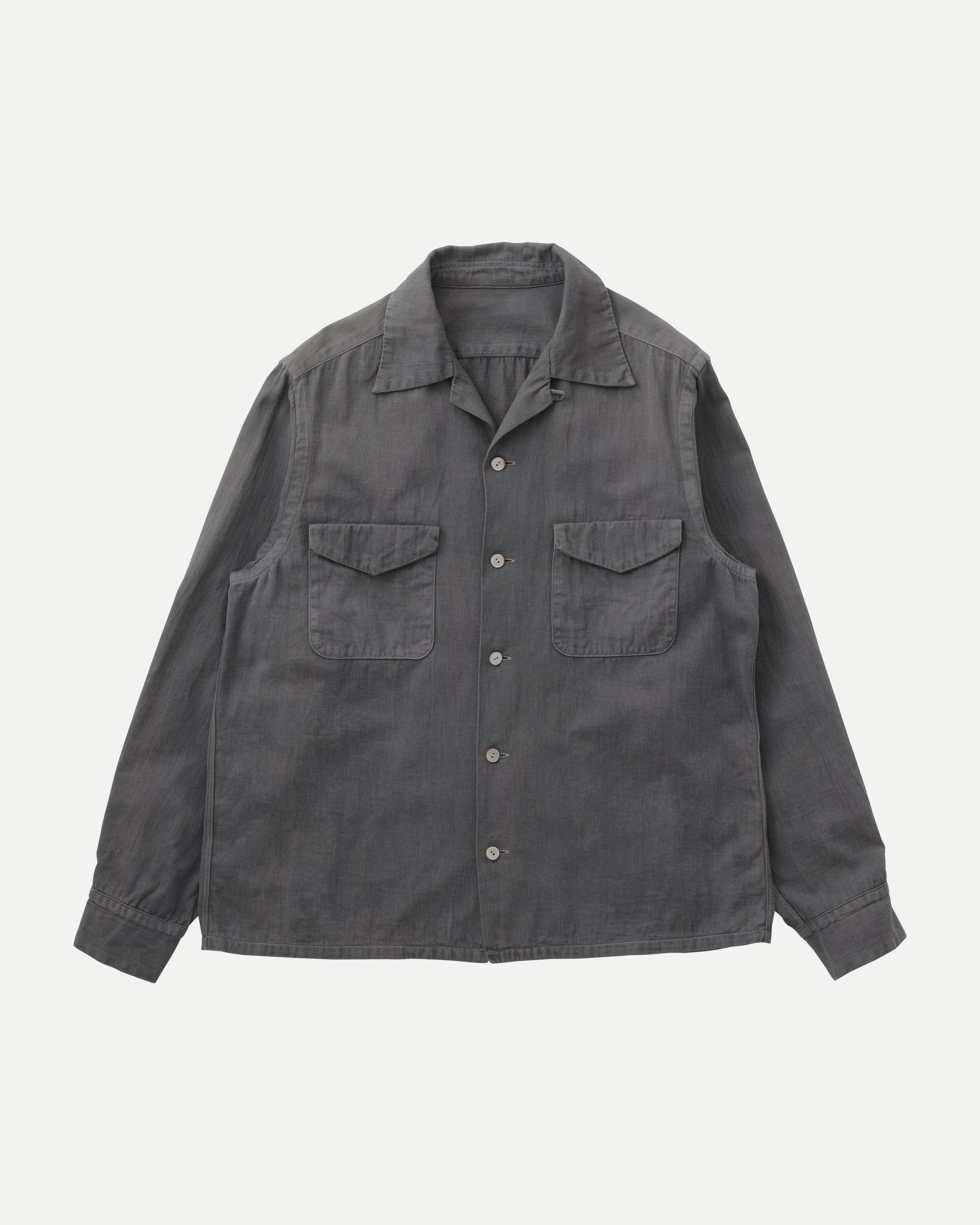 LOT.101 OPEN COLLAR SHIRT