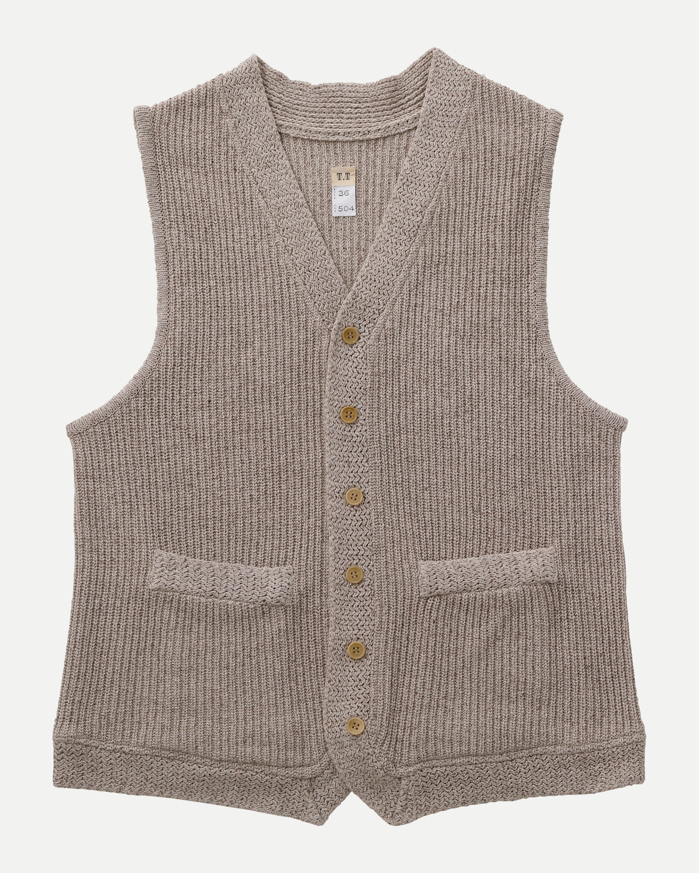T.T | Taiga Takahashi - LOT.504 KNITTED VEST