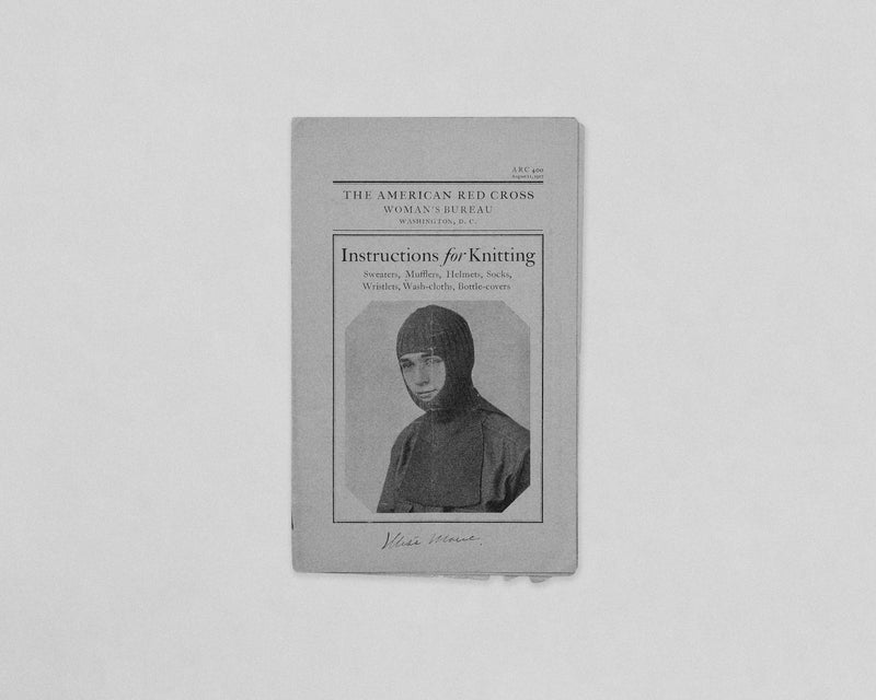 INSTRUCTIONS FOR KNITTING THE AMERICAN RED CROSS