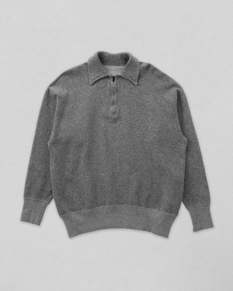 ZIP-UP COLLAR SWEAT SHIRT