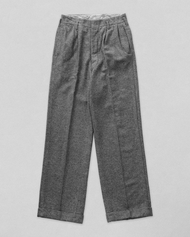DROPPED-LOOPS TROUSERS