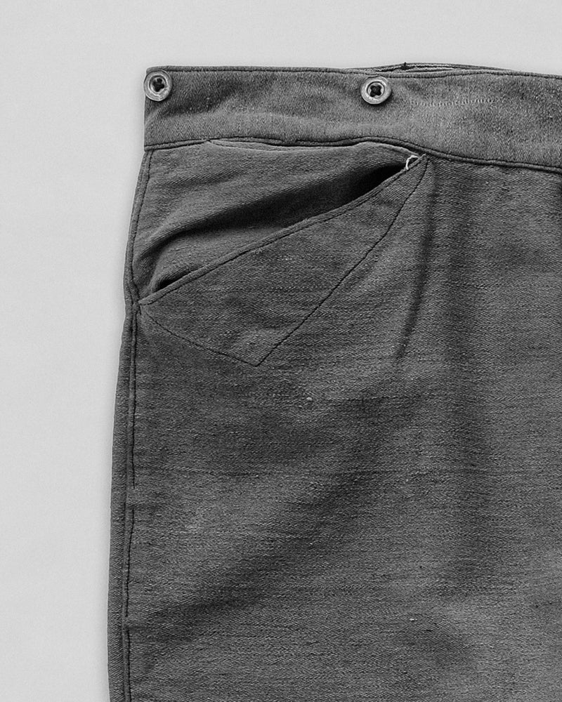 CINCH-BACKED TROUSERS
