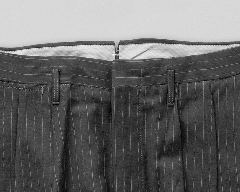 DROPPED-LOOPS TROUSERS