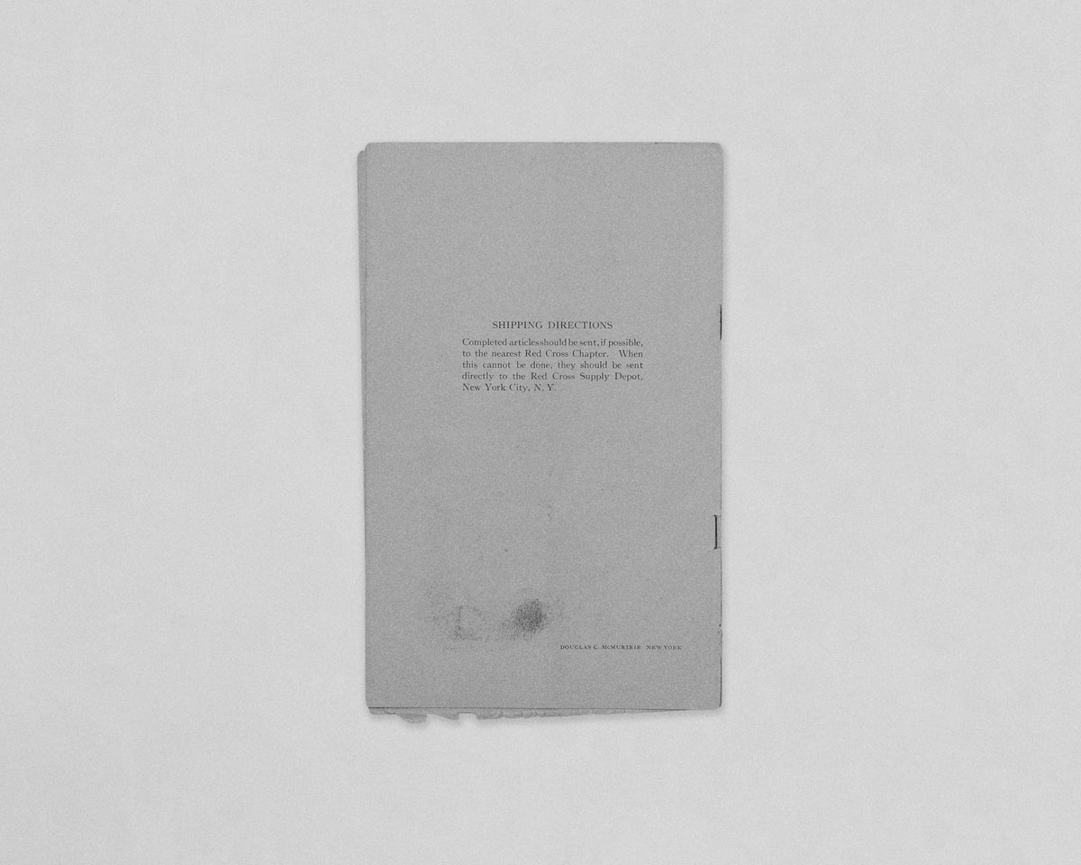 INSTRUCTIONS FOR KNITTING THE AMERICAN RED CROSS 3