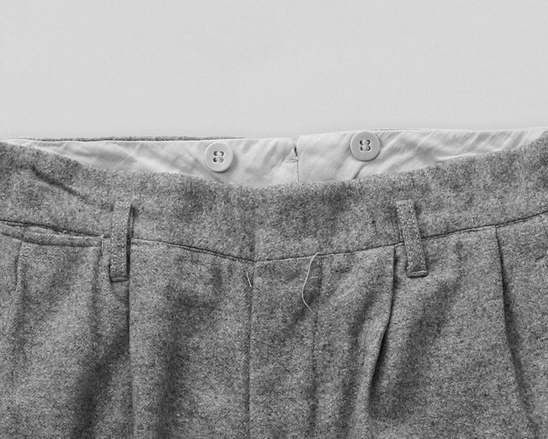 DROPPED-LOOPS TROUSERS