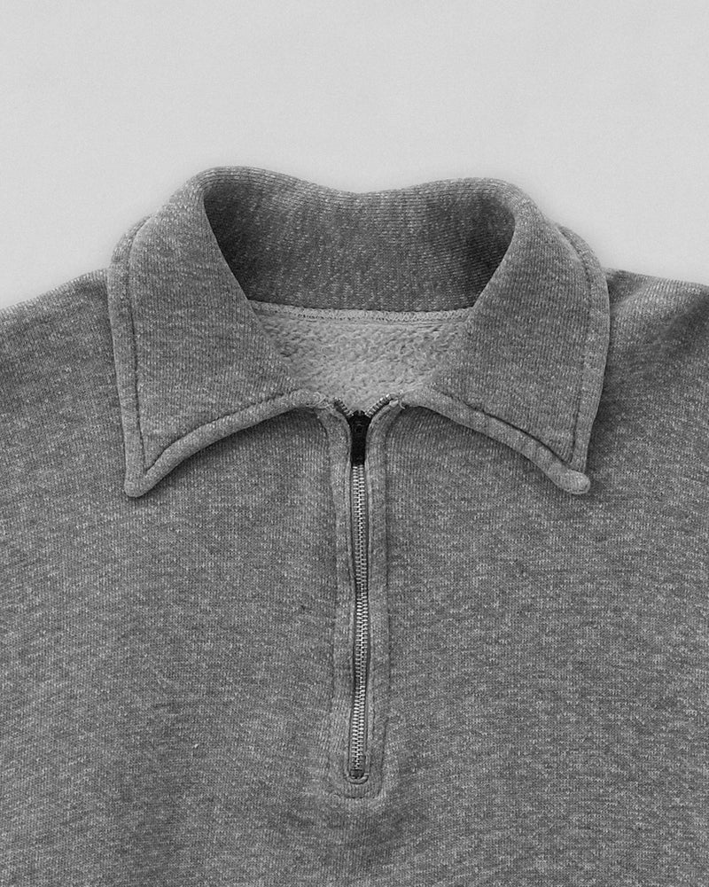 ZIP-UP COLLAR SWEAT SHIRT