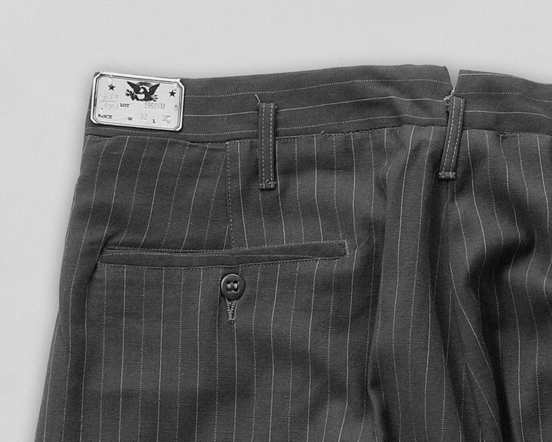 DROPPED-LOOPS TROUSERS