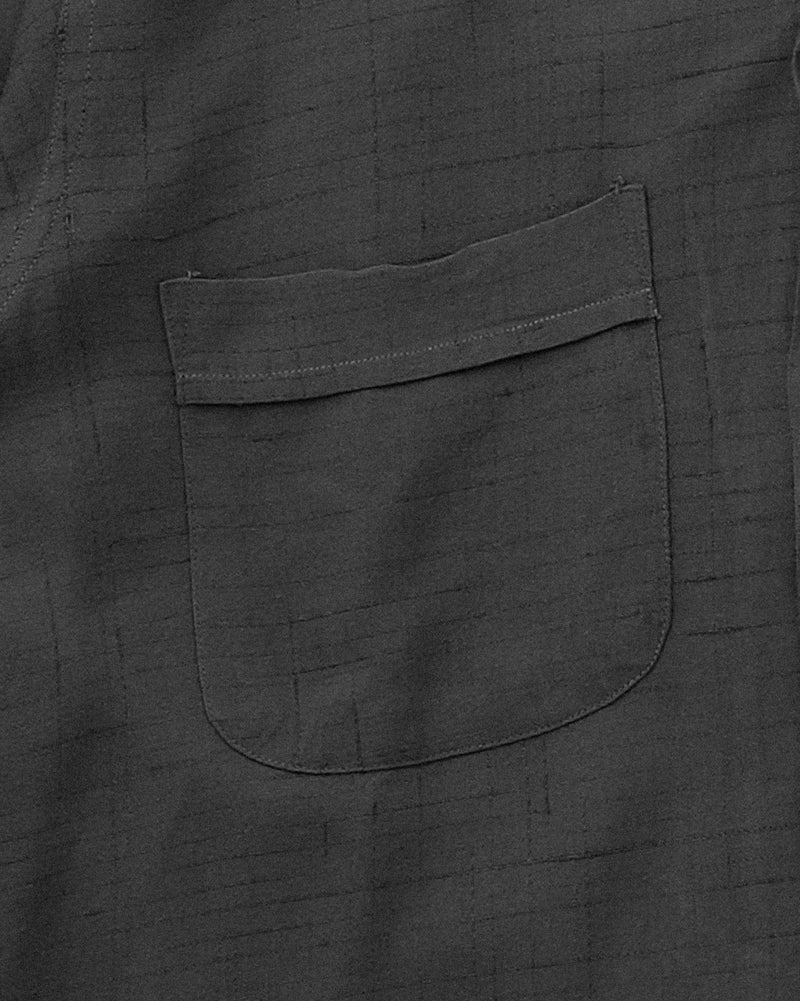 DONEGAL OPEN COLLAR SHIRT