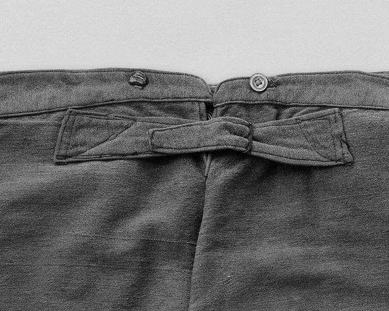 CINCH-BACKED TROUSERS