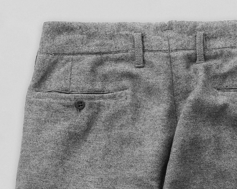 DROPPED-LOOPS TROUSERS