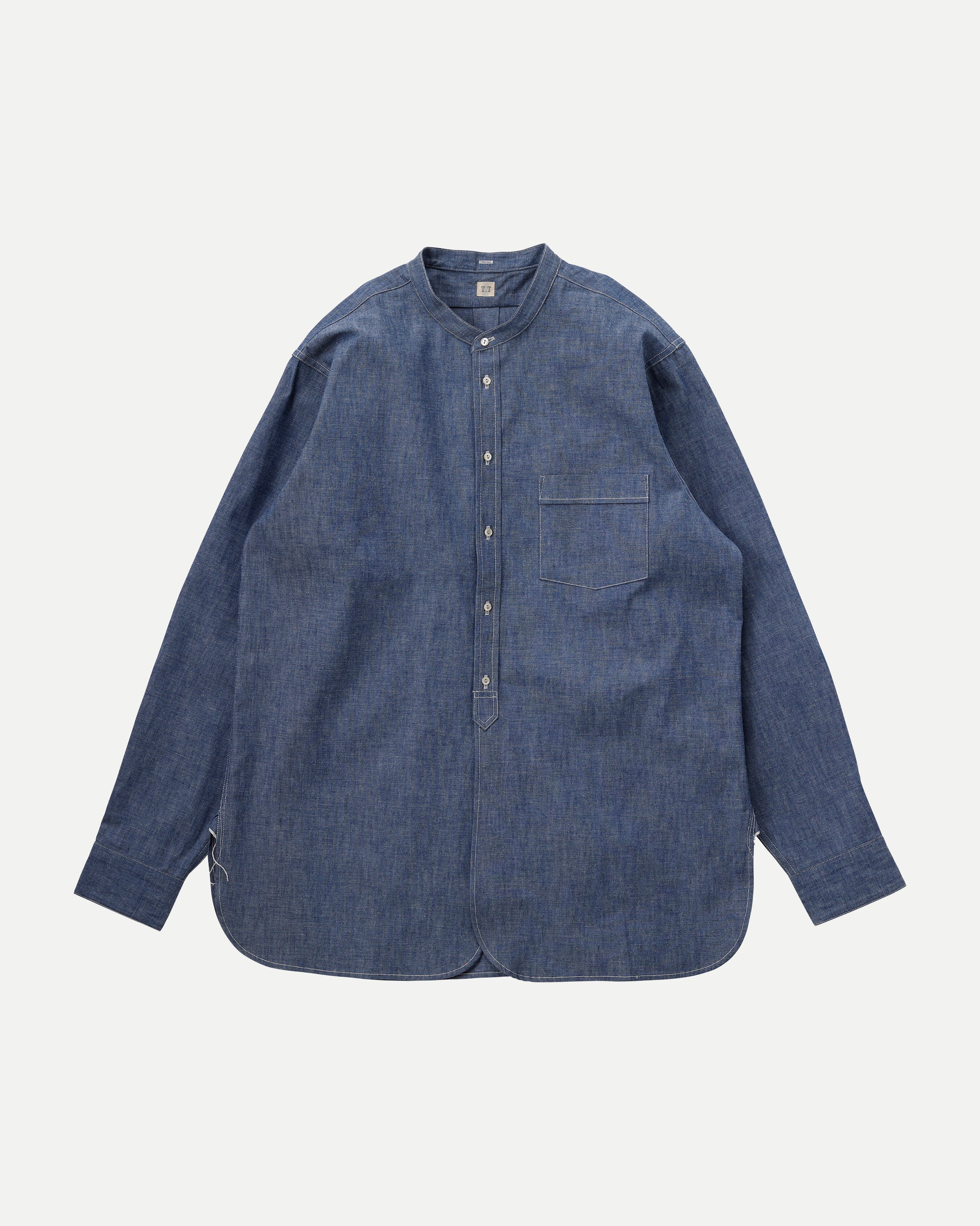 LOT.104 BAND COLLAR SHIRT